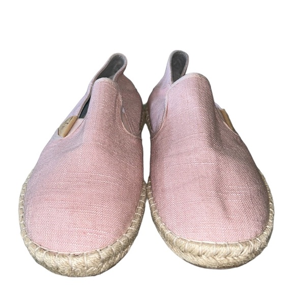 OluKai Kaula Pa’a Kapa Pink Rose Sea Salt Linen Espadrilles - 9 - Picture 8 of 16